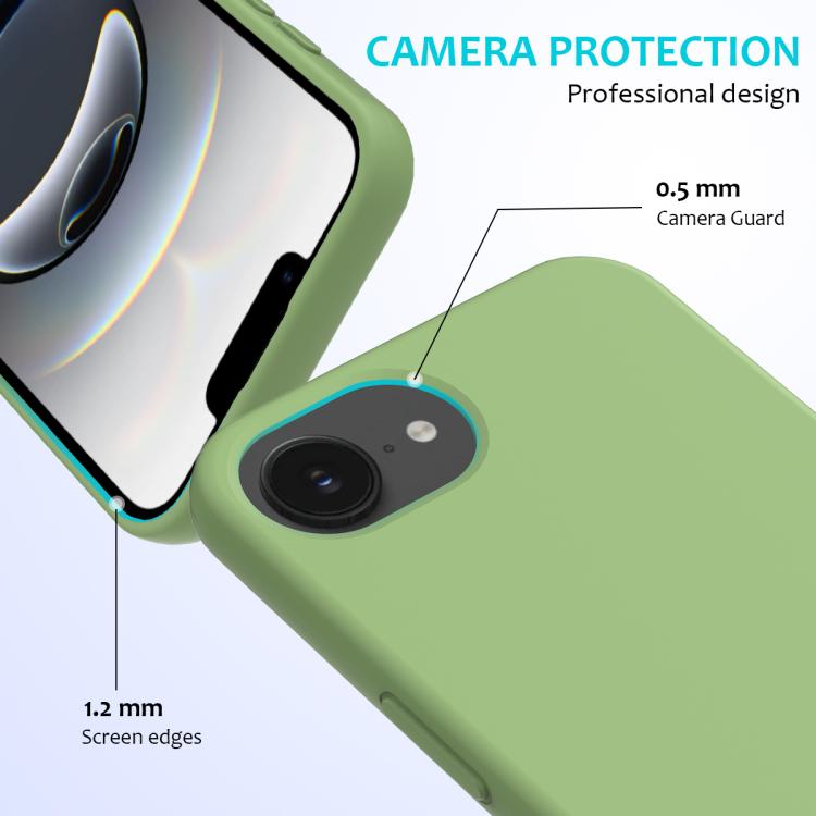 Solid Color Silicone Phone Case, For iPhone 17e / 16e, For iPhone 17 Pro Max