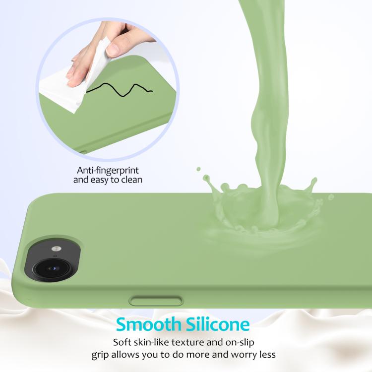 Solid Color Silicone Phone Case, For iPhone 17e / 16e, For iPhone 17 Pro Max