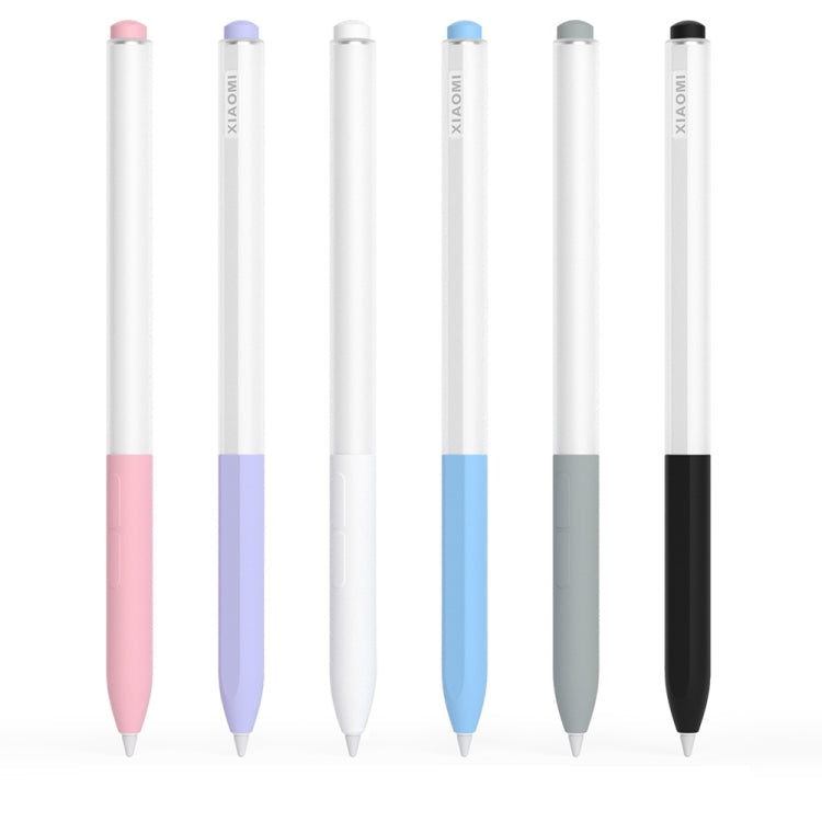For Xiaomi Stylus Pen 2 Jelly Style Translucent Silicone Protective Pen Case(Black)
