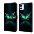 Crystal 3D Shockproof Protective Leather Phone Case, For iPhone 11