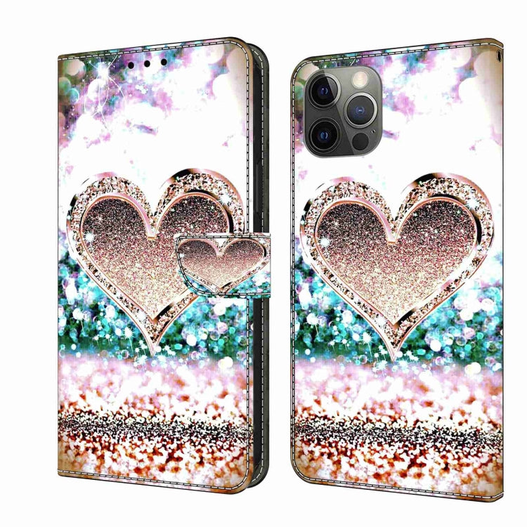 Crystal 3D Shockproof Protective Leather Phone Case, For iPhone 11 Pro