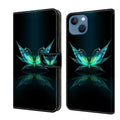 Crystal 3D Shockproof Protective Leather Phone Case, For iPhone 13 / 14