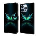 Crystal 3D Shockproof Protective Leather Phone Case, For iPhone 13 Pro