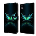 Crystal 3D Shockproof Protective Leather Phone Case, For iPhone XR