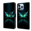 Crystal 3D Shockproof Protective Leather Phone Case, For iPhone 15 Pro Max