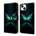 Crystal 3D Shockproof Protective Leather Phone Case, For iPhone 15 Plus