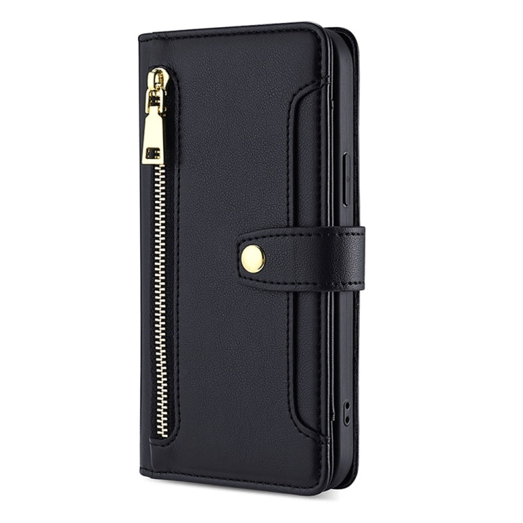 Sheep Texture Cross-body Zipper Wallet Leather Phone Case, For Infinix GT 10 Pro 5G, For Infinix Smart 7 HD, For Infinix Note 30 VIP 5G, For Infinix Hot 30i 4G