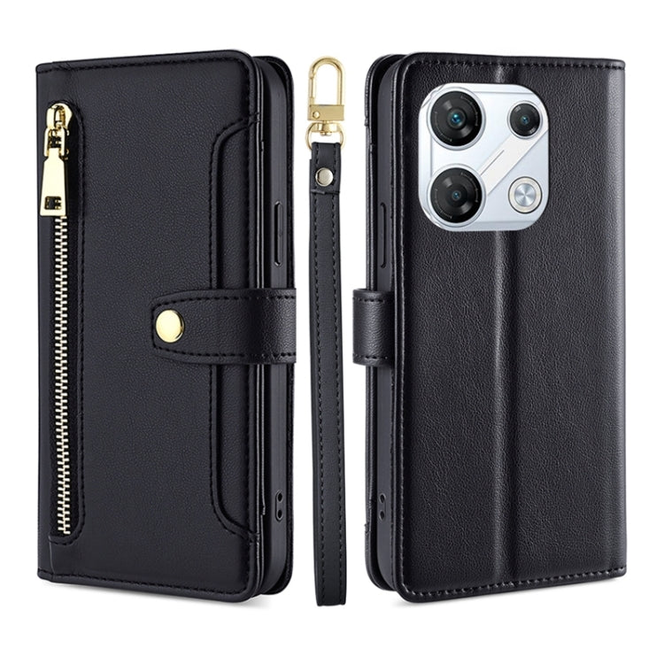 Sheep Texture Cross-body Zipper Wallet Leather Phone Case, For Infinix GT 10 Pro 5G, For Infinix Smart 7 HD, For Infinix Note 30 VIP 5G, For Infinix Hot 30i 4G