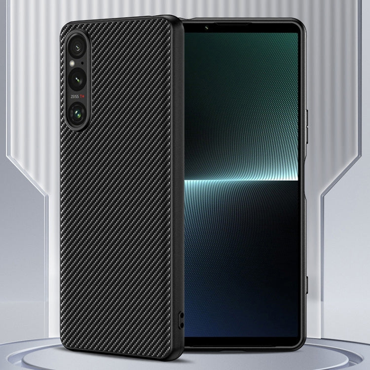 Ultra-thin Carbon Fiber Texture Printing Phone Case, For Sony Xperia 1 VI, For Sony Xperia 1 V