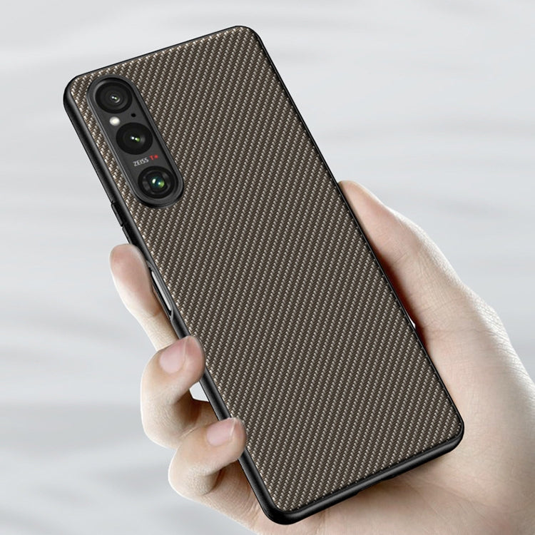 Ultra-thin Carbon Fiber Texture Printing Phone Case, For Sony Xperia 1 VI, For Sony Xperia 1 V