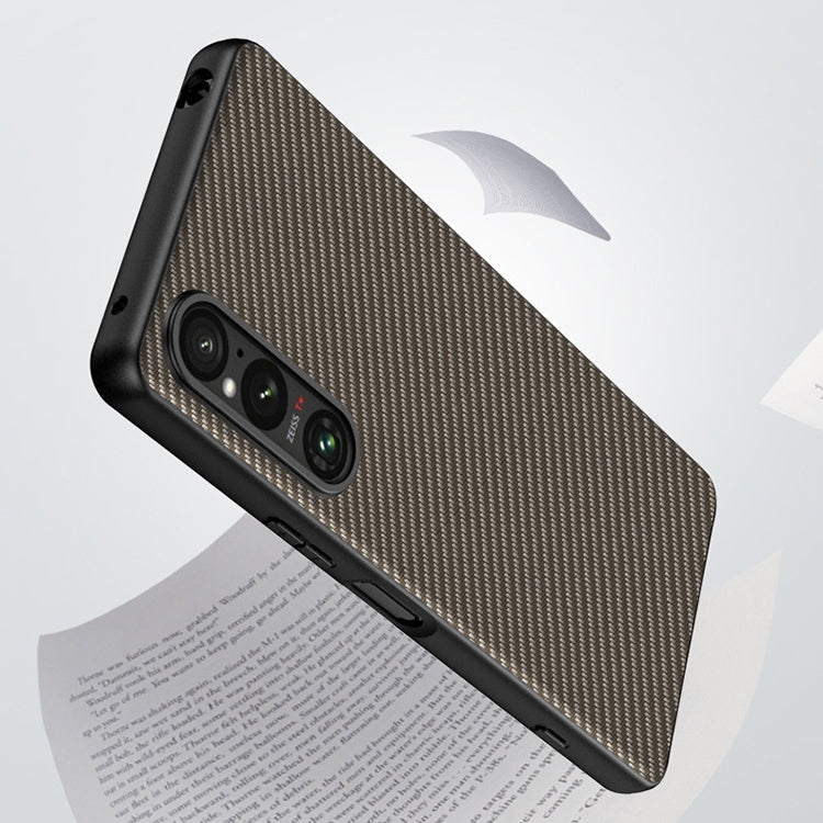 Ultra-thin Carbon Fiber Texture Printing Phone Case, For Sony Xperia 1 VI, For Sony Xperia 1 V
