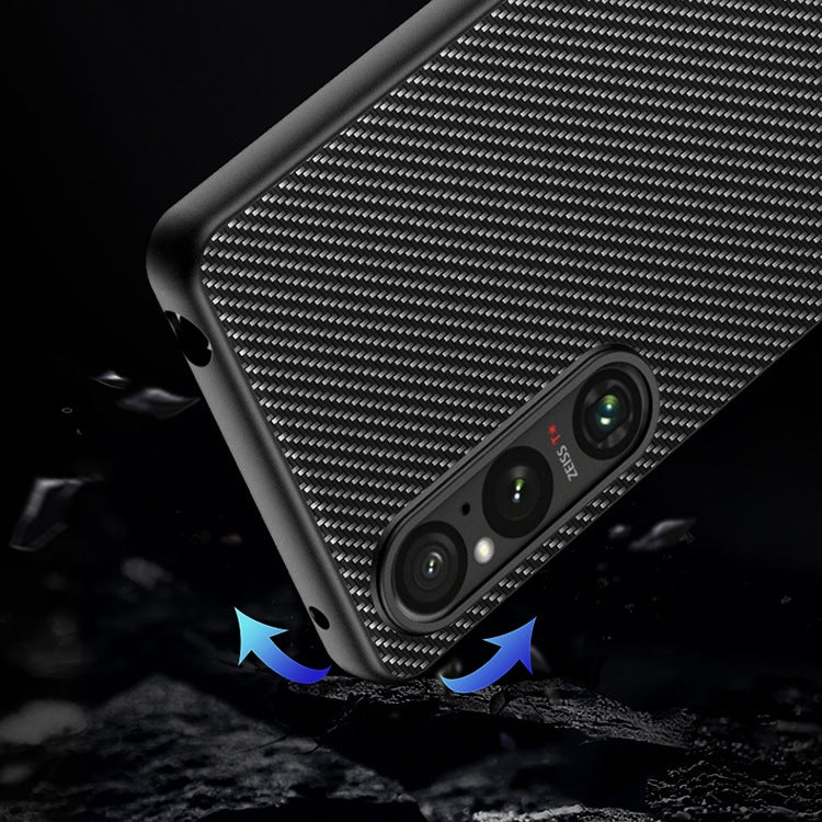 Ultra-thin Carbon Fiber Texture Printing Phone Case, For Sony Xperia 1 VI, For Sony Xperia 1 V
