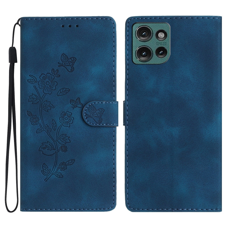 Flower Butterfly Embossing Pattern Leather Phone Case, For Motorola Moto G Play 2025, For Motorola Edge 50 5G, For Motorola Edge 50 Pro, For Motorola Edge 50 Fusion