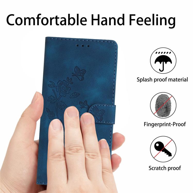 Flower Butterfly Embossing Pattern Leather Phone Case, For Motorola Moto G56 5G, For Motorola Moto E15, For Motorola Moto G05, For Motorola Moto G15