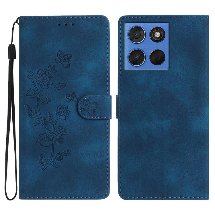 Flower Butterfly Embossing Pattern Leather Phone Case, For Motorola Moto G57 5G, For Motorola Moto G67 Power 5G, For Motorola Moto G86 Power, For Motorola Moto G86 5G