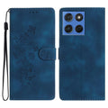 Flower Butterfly Embossing Pattern Leather Phone Case, For Motorola Moto G57 5G, For Motorola Moto G67 Power 5G, For Motorola Moto G86 Power, For Motorola Moto G86 5G