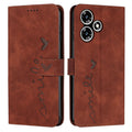 Skin Feel Heart Pattern Leather Phone Case, For Infinix Hot 30 Play NFC, For Infinix Note 30/Note 30 5G, For Infinix Note 30i, For Infinix Note 30 Pro