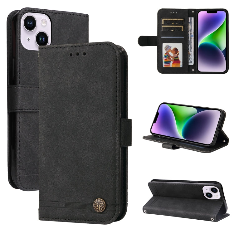 Skin Feel Life Tree Leather Phone Case, For iPhone 16, For iPhone 15 Pro Max, For iPhone 15 Pro, For iPhone 15 Plus
