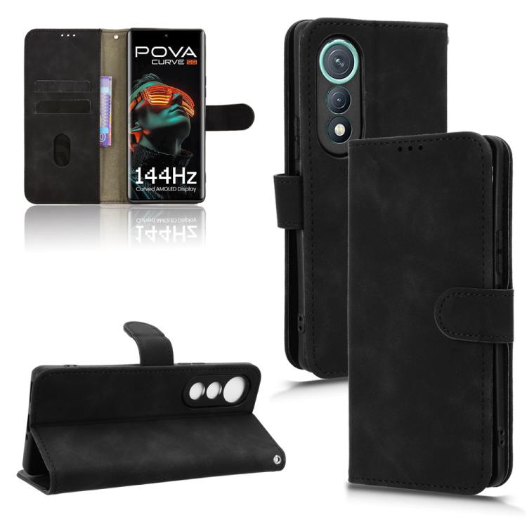 Skin Feel Magnetic Flip Leather Phone Case, For Tecno Pova Curve 5G, For Tecno Camon 40 Premier, For Tecno Camon 40, For Tecno Spark 30 Pro 4G