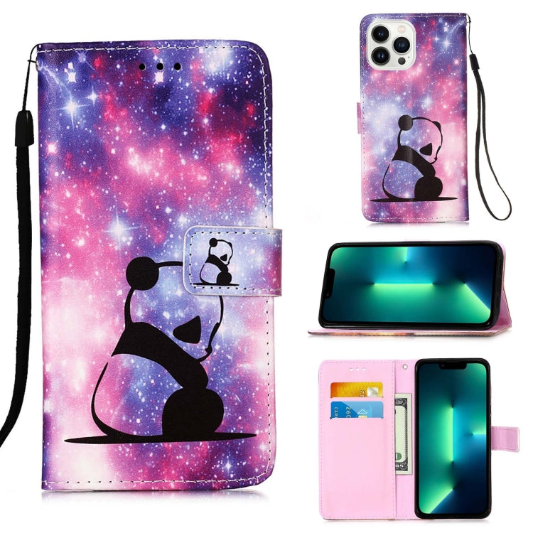 Colored Drawing Pattern Plain Weave Leather Phone Case, For iPhone 15 Pro, For iPhone 15 Plus, For iPhone 15