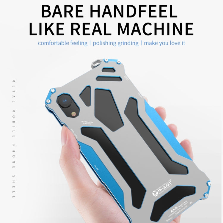 R-JUST Shockproof Dustproof Armor Metal Protective Case, For iPhone XS Max