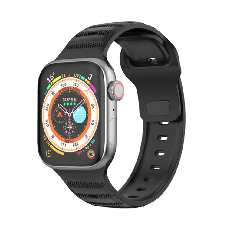 Dot Texture Fluororubber Watch Band, For Apple Watch 5 44mm, For Apple Watch 5 40mm, For Apple Watch 4 44mm, For Apple Watch 4 40mm