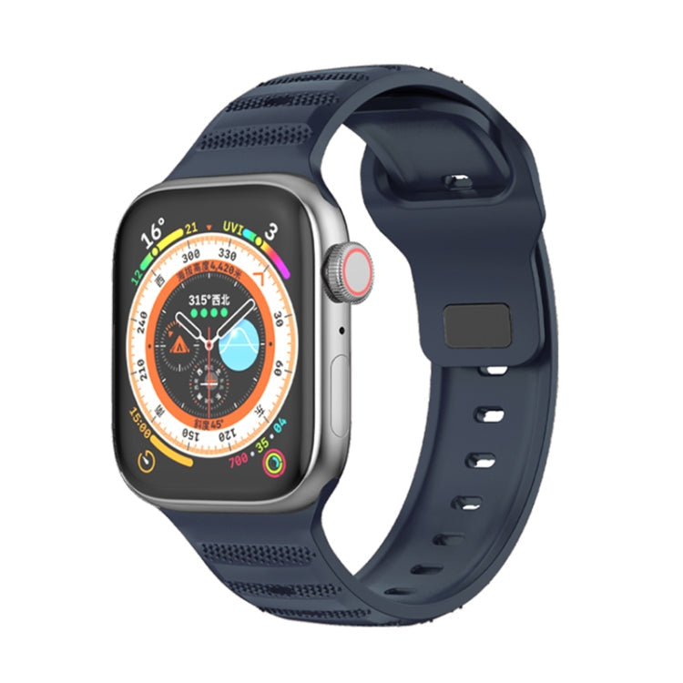 Dot Texture Fluororubber Watch Band, For Apple Watch 5 44mm, For Apple Watch 5 40mm, For Apple Watch 4 44mm, For Apple Watch 4 40mm