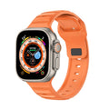 Dot Texture Fluororubber Watch Band, For Apple Watch Ultra 2 49mm, For Apple Watch 8 45mm, For Apple Watch SE 2022 40mm, For Apple Watch 9 45mm
