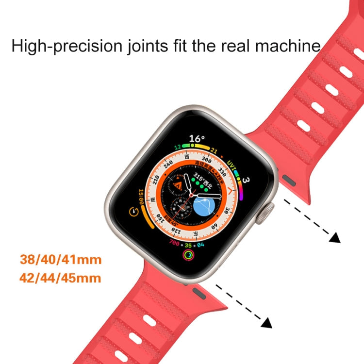 Dot Texture Fluororubber Watch Band, For Apple Watch SE 40mm, For Apple Watch SE 44mm, For Apple Watch 6 40mm, For Apple Watch 6 44mm