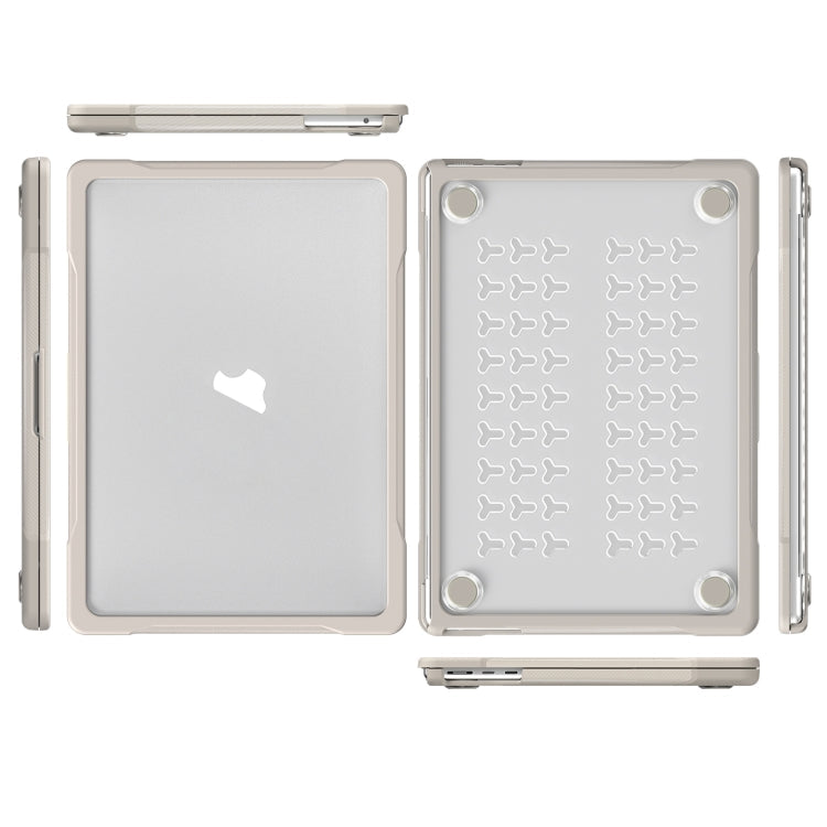 Translucent Laptop Protective Case, For MacBook Air 13.6 inch A2681 2022 / M3 2024 A3113 / M4 2025 A3240