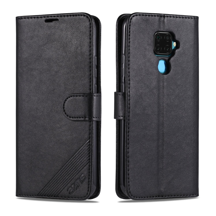 AZNS Sheepskin Texture Horizontal Flip Leather Case with Holder & Card Slots & Wallet, For Huawei Mate 20 / 20X, For Huawei Mate 20 Pro, For Huawei Mate 30 Lite / Nova 5i Pro, For Huawei Mate 30 / Mate 30 Pro, For Huawei Nova 5 / 5 Pro...