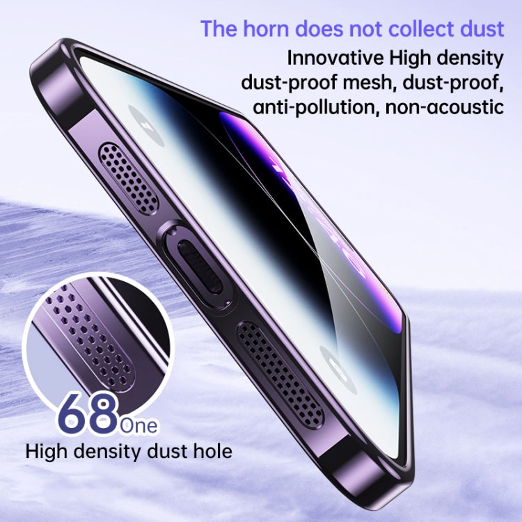 For iPhone 11 SULADA Electroplated Transparent Glittery TPU Phone Case(Silver)