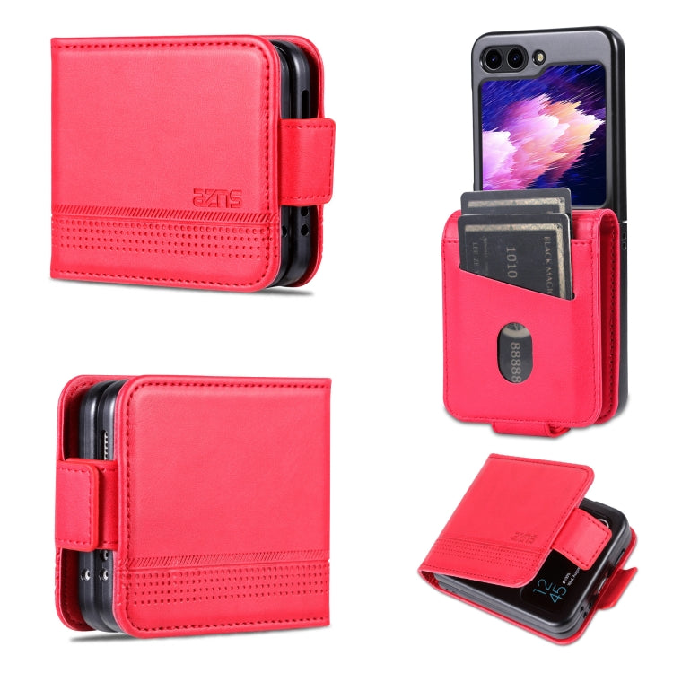 AZNS Magnetic Calf Texture Flip Leather Phone Case, For Samsung Galaxy Z Flip7 FE / Flip6, For Samsung Galaxy Z Fold7 5G, For Samsung Galaxy Z Flip7 5G, For Samsung Galaxy Z Fold6 5G