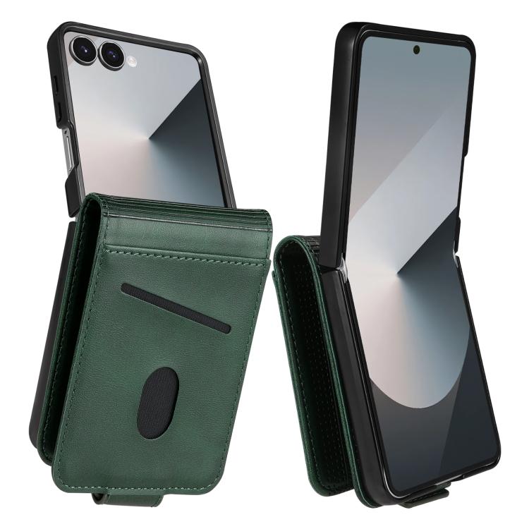 AZNS Magnetic Calf Texture Flip Leather Phone Case, For Samsung Galaxy Z Flip7 FE / Flip6, For Samsung Galaxy Z Fold7 5G, For Samsung Galaxy Z Flip7 5G, For Samsung Galaxy Z Fold6 5G