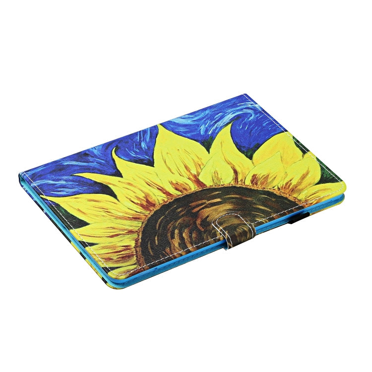 Colored Drawing Stitching Horizontal Flip Leather Case, with Holder & Card Slots, For Samsung Galaxy Tab S6 Lite P610 / P615, For Huawei MediaPad T5, For Samsung Galaxy Tab A 8.0 (2019) T290, For Samsung Galaxy Tab A 10.1 (2019) T510
