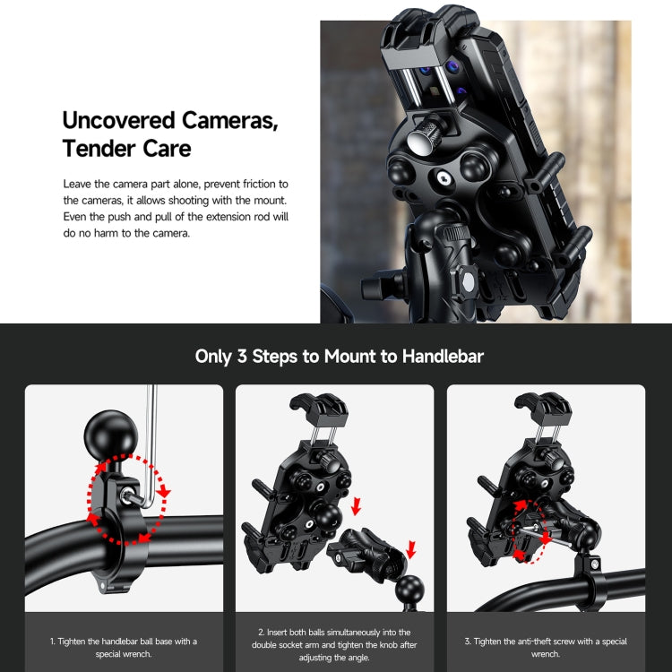 Ulefone Armor Mount Pro AM01 Universal Bicycle Handle Phone Holder, AM01