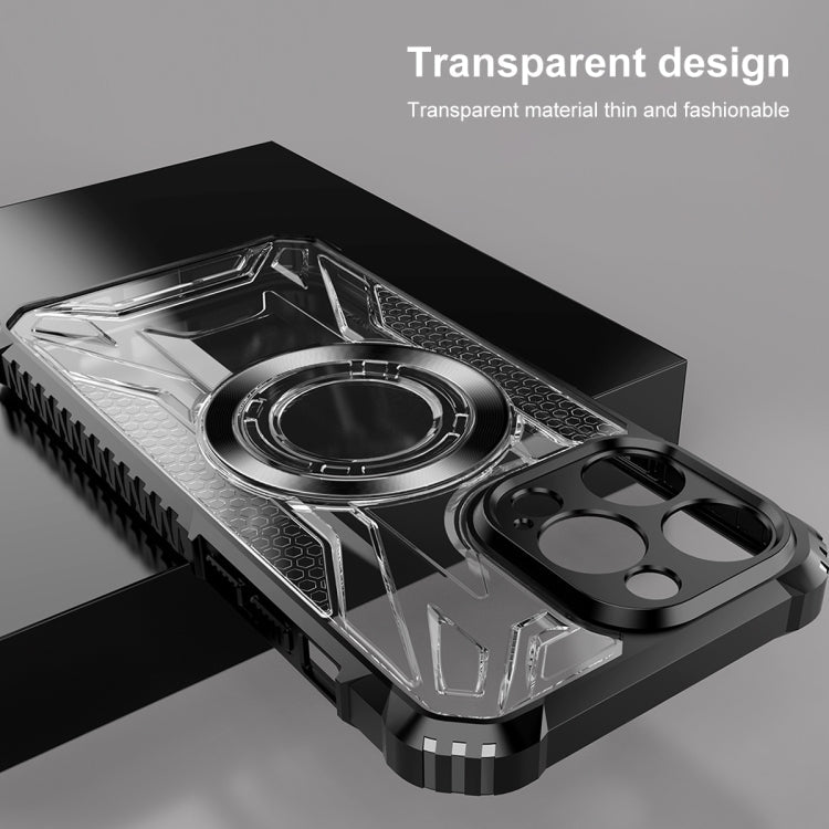 For iPhone 14 CD Texture Magsafe Phone Case(Black)