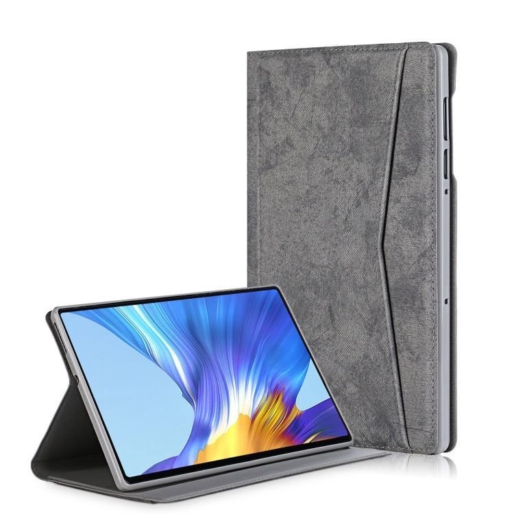 Marble Cloth Texture Horizontal Flip Leather Case with Card Slot & Holder, For Lenovo Tab M10 Plus