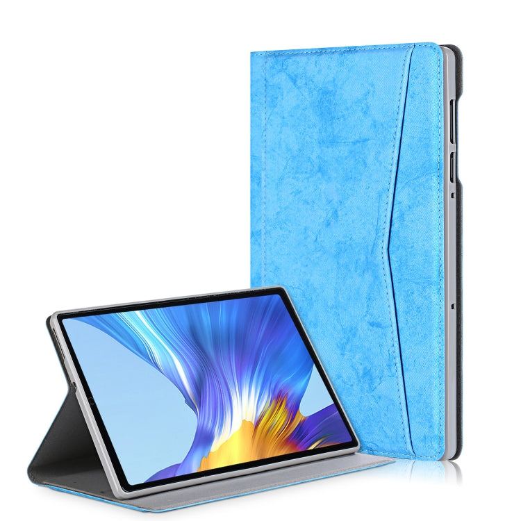 Marble Cloth Texture Horizontal Flip Leather Case with Card Slot & Holder, For Lenovo Tab M10 Plus