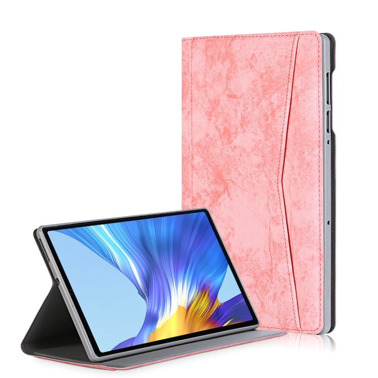 Marble Cloth Texture Horizontal Flip Leather Case with Card Slot & Holder, For Lenovo Tab M10 Plus