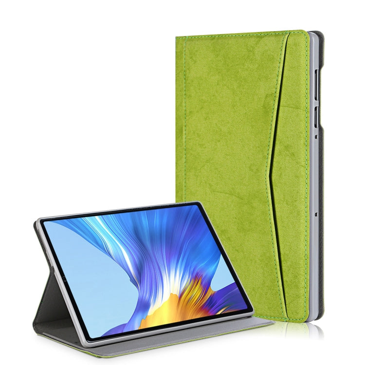 Marble Cloth Texture Horizontal Flip Leather Case with Card Slot & Holder, For Lenovo Tab M10 Plus
