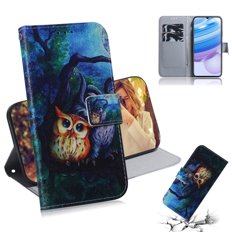 Colored Drawing Horizontal Flip Leather Case with Holder & Card Slot & Wallet, For Xiaomi Redmi 10X Pro 5G, For Xiaomi Redmi Note 9 / 10X 4G