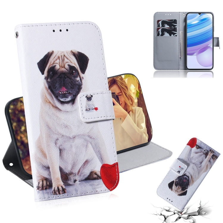 Colored Drawing Horizontal Flip Leather Case with Holder & Card Slot & Wallet, For Xiaomi Redmi 10X Pro 5G, For Xiaomi Redmi Note 9 / 10X 4G