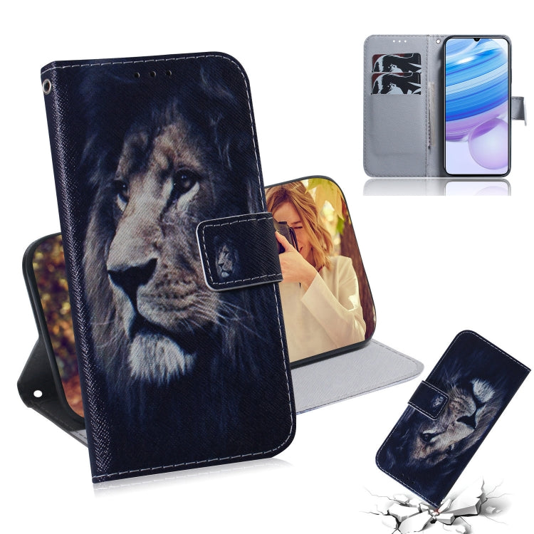 Colored Drawing Horizontal Flip Leather Case with Holder & Card Slot & Wallet, For Xiaomi Redmi 10X Pro 5G, For Xiaomi Redmi Note 9 / 10X 4G
