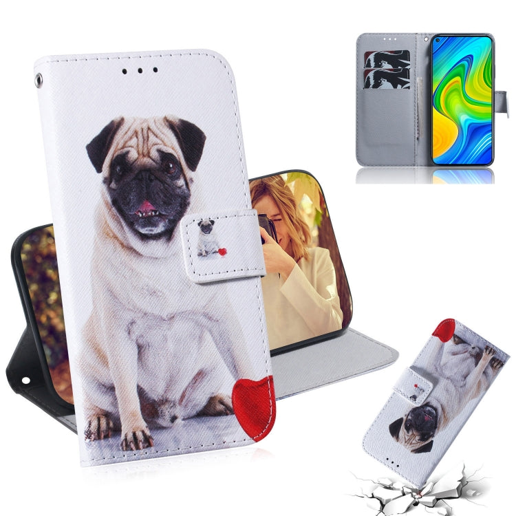 Colored Drawing Horizontal Flip Leather Case with Holder & Card Slot & Wallet, For Xiaomi Redmi 10X Pro 5G, For Xiaomi Redmi Note 9 / 10X 4G