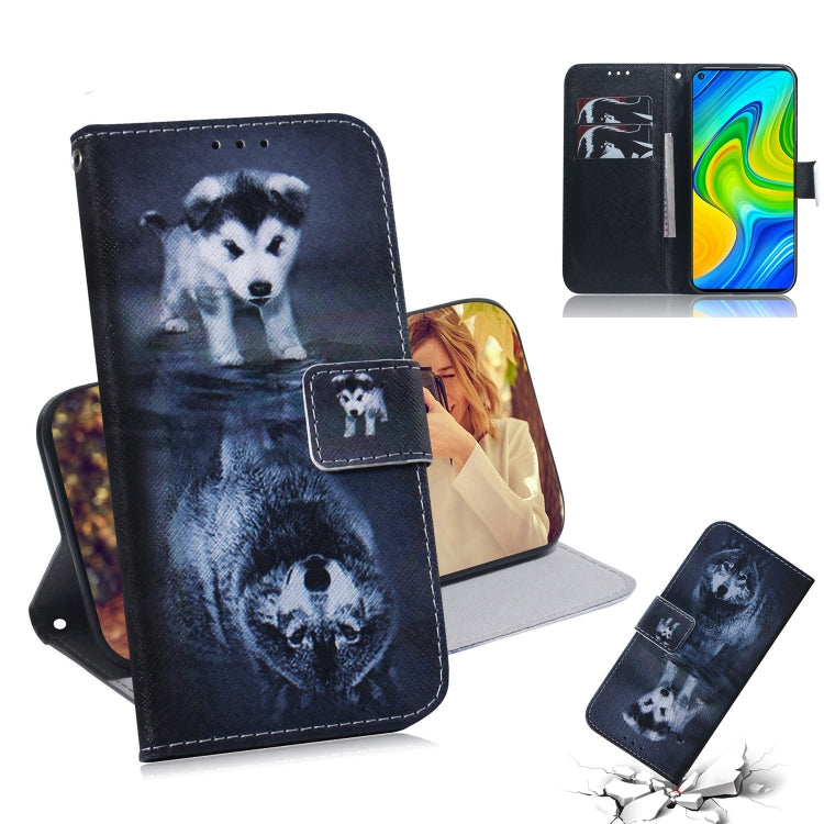 Colored Drawing Horizontal Flip Leather Case with Holder & Card Slot & Wallet, For Xiaomi Redmi 10X Pro 5G, For Xiaomi Redmi Note 9 / 10X 4G