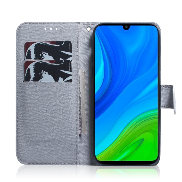 Colored Drawing Horizontal Flip Leather Case with Holder & Card Slot & Wallet, For Huawei P Smart 2020, For Huawei P40 Lite 5G
