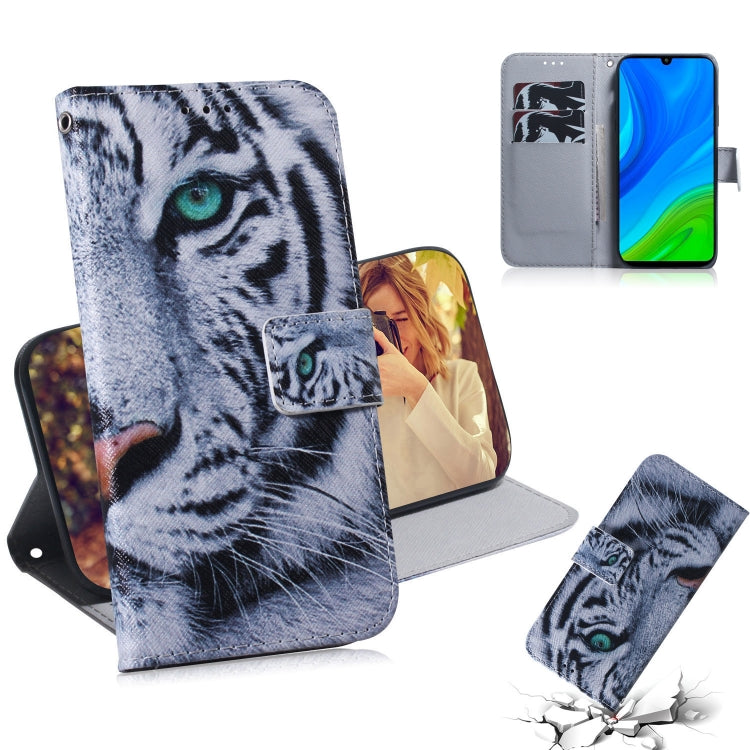 Colored Drawing Horizontal Flip Leather Case with Holder & Card Slot & Wallet, For Huawei P Smart 2020, For Huawei P40 Lite 5G