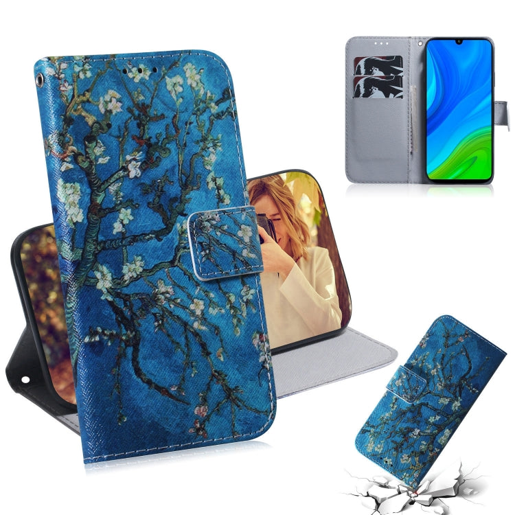 Colored Drawing Horizontal Flip Leather Case with Holder & Card Slot & Wallet, For Huawei P Smart 2020, For Huawei P40 Lite 5G