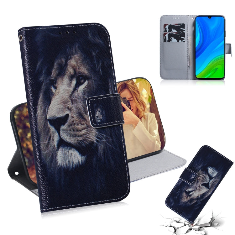 Colored Drawing Horizontal Flip Leather Case with Holder & Card Slot & Wallet, For Huawei P Smart 2020, For Huawei P40 Lite 5G